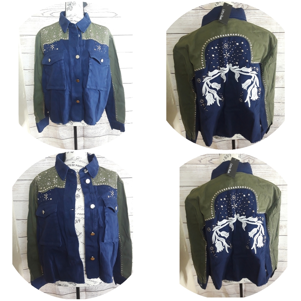 Lea & Viola Western Long-Sleeve Cotton Jac…